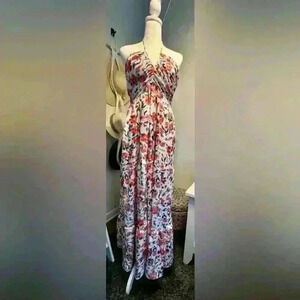 Boho Dress Halter Tie-Backless Maxi Dress Fairy Dress-Size M-Never Been Worn
